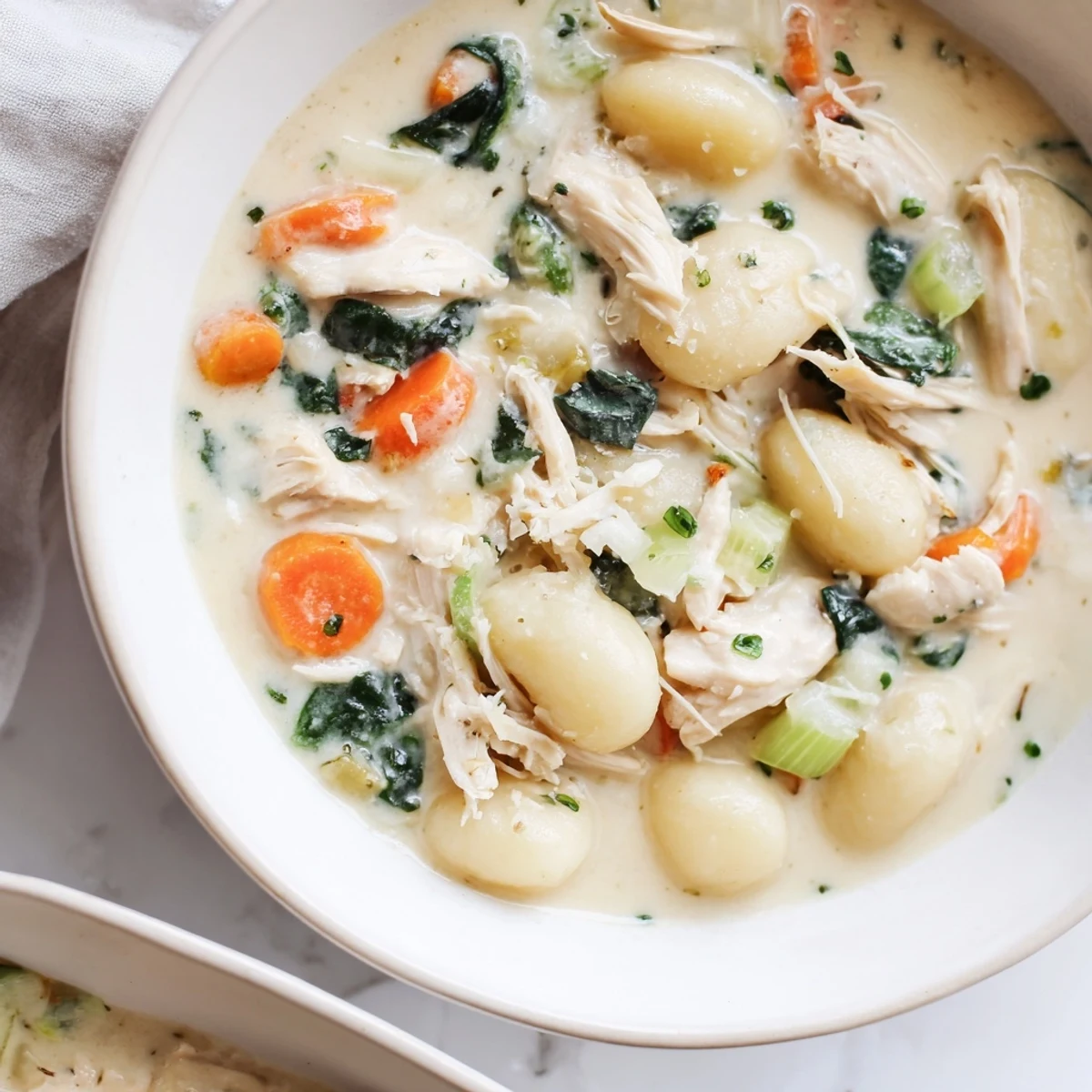 Creamy Chicken Gnocchi Soup