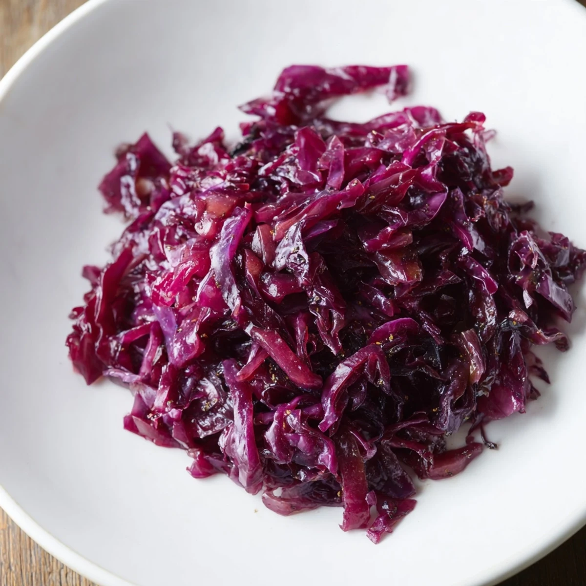Braised Red Cabbage Apple