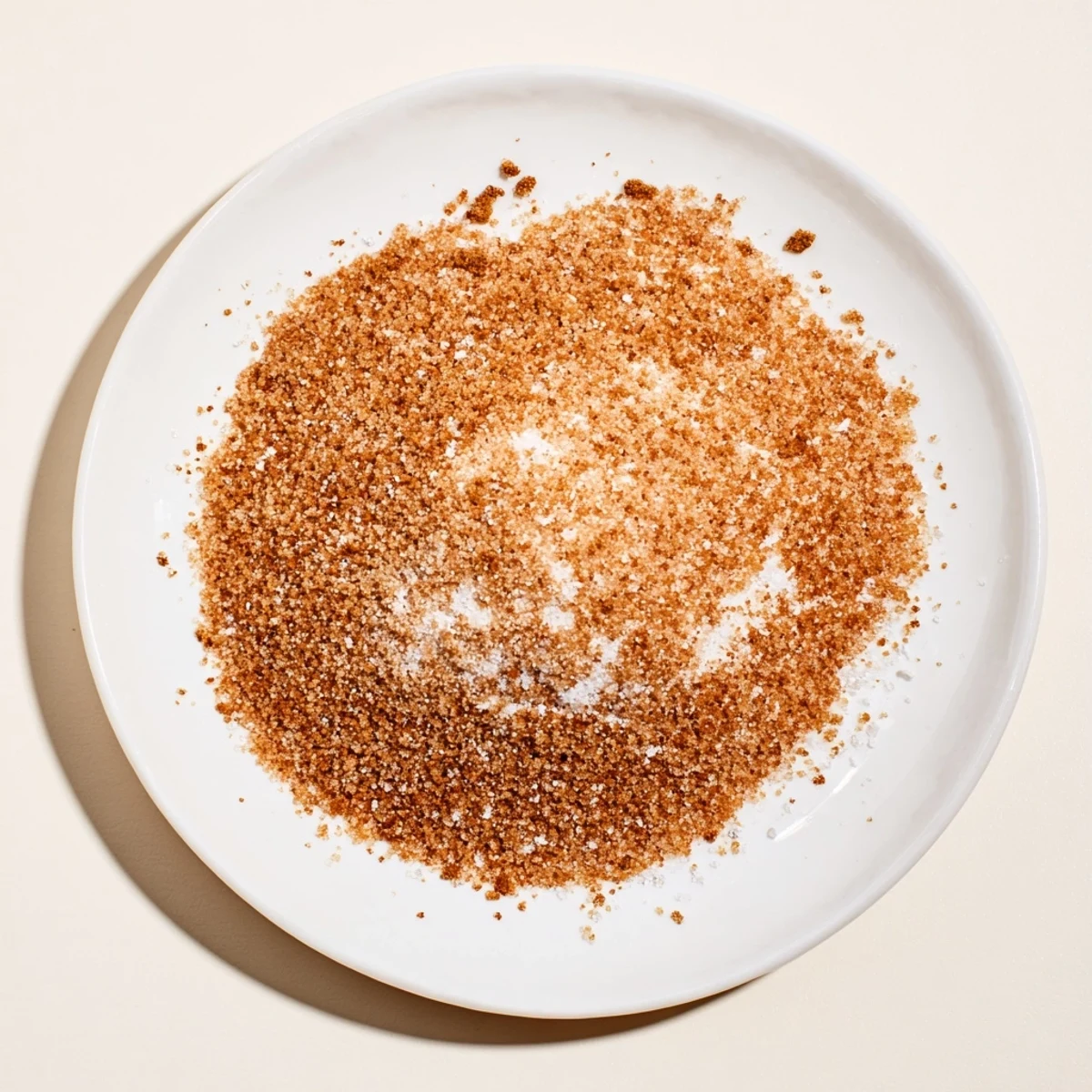 A close-up of a spiced sugar rim, perfectly coating a cocktail glass rim for festive drinks.