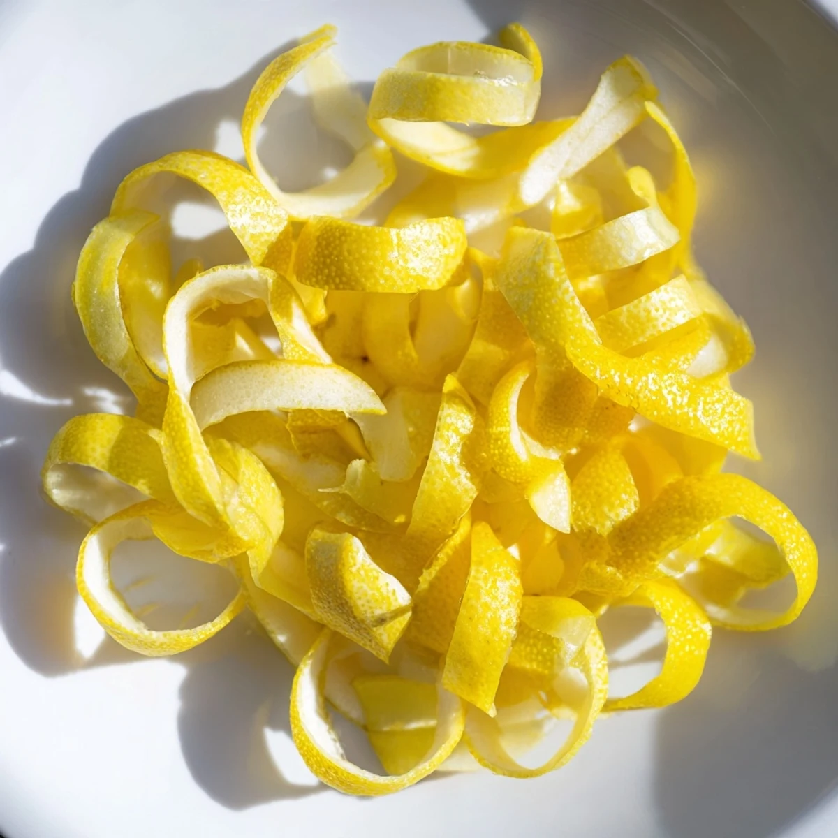 Lemon Twist Peel Garnish