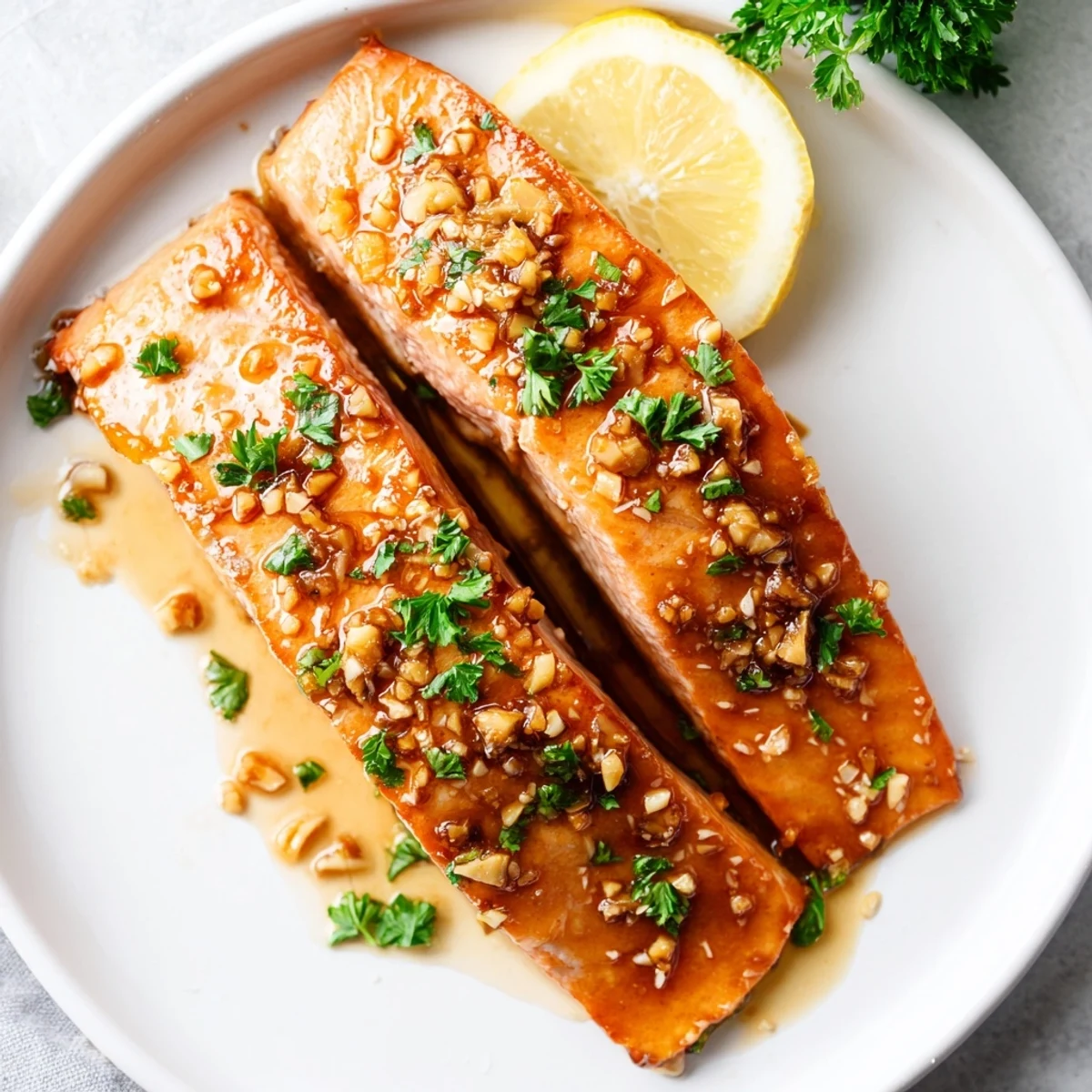 Honey Garlic Salmon Glaze
