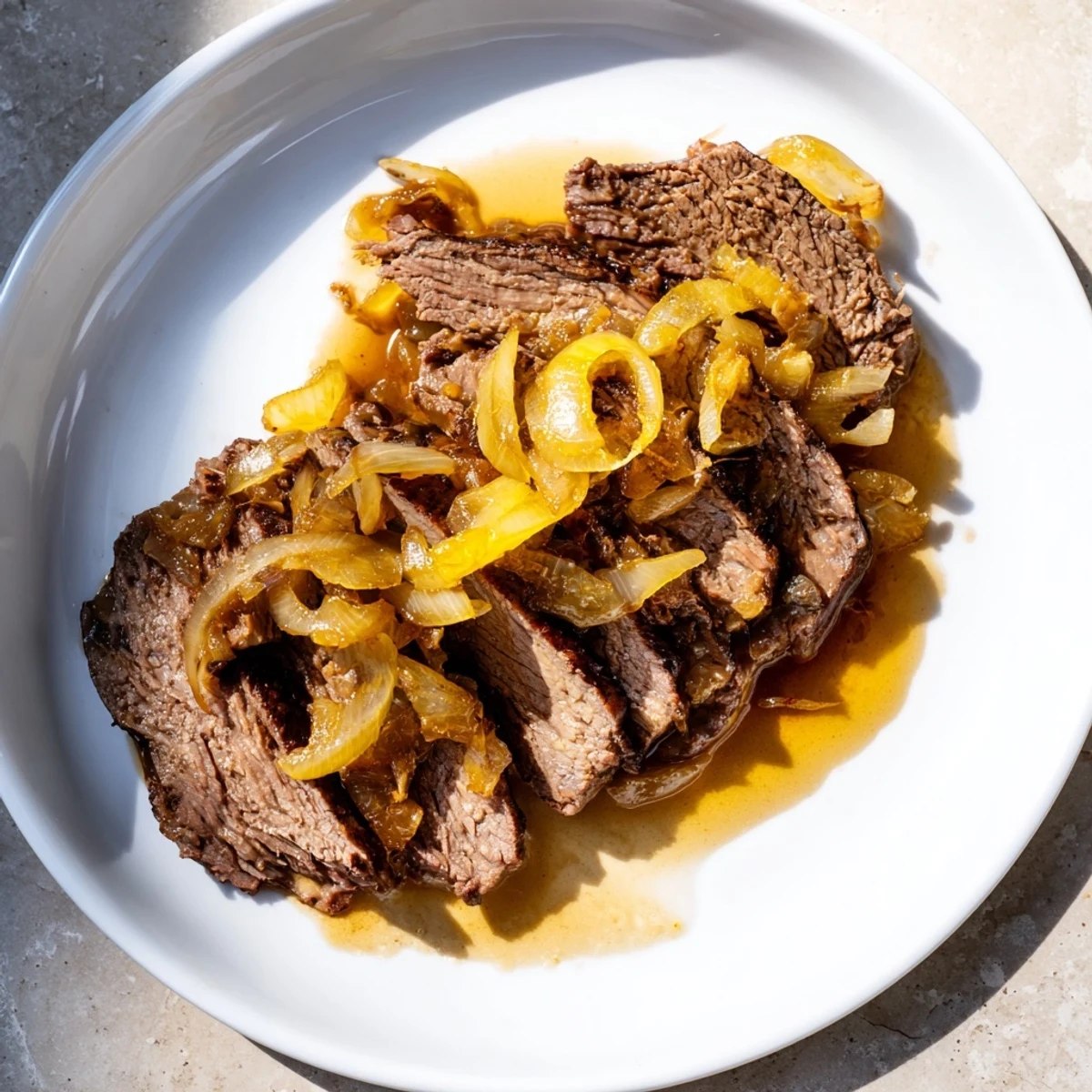 Braised Brisket with Onions