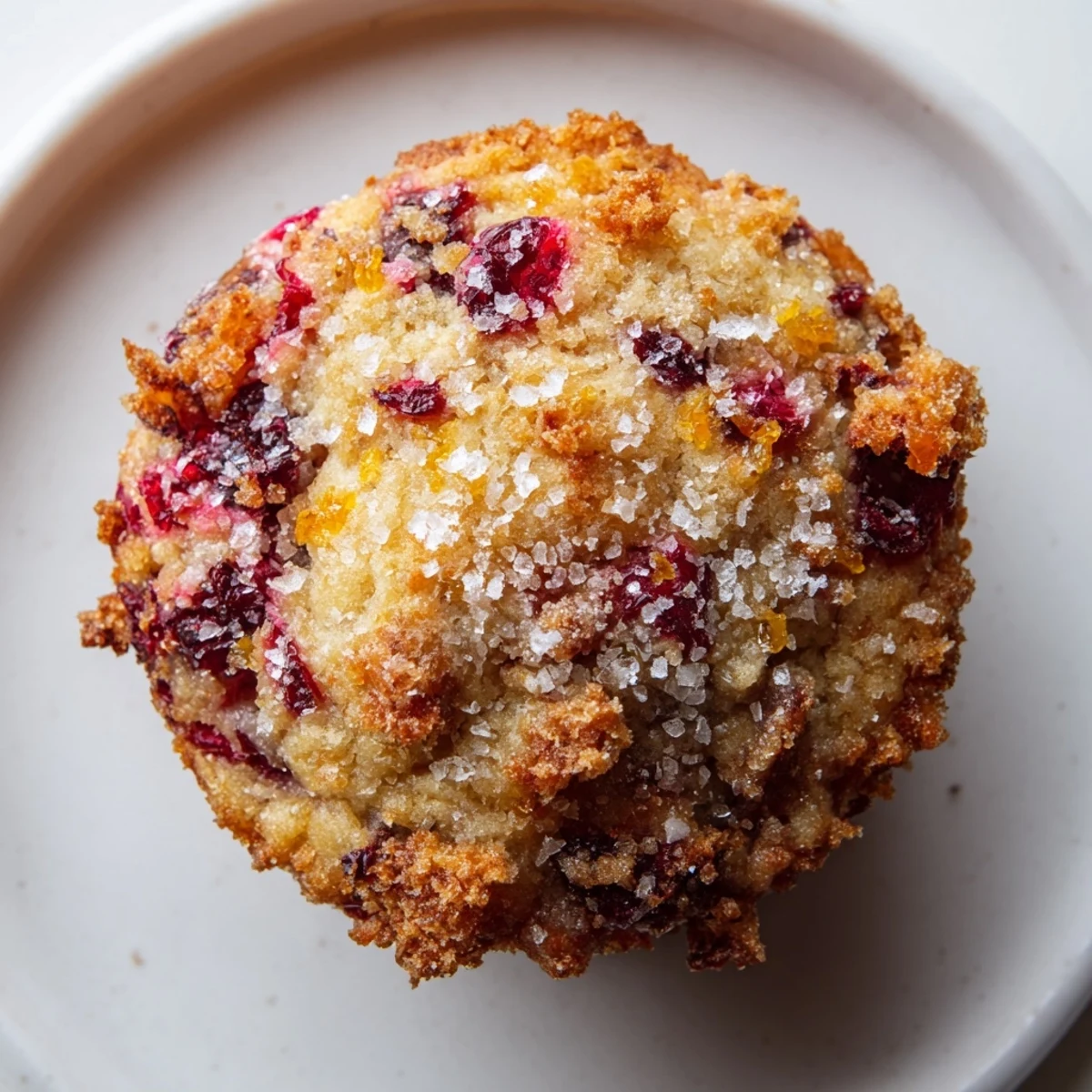 Orange cranberry moist muffins