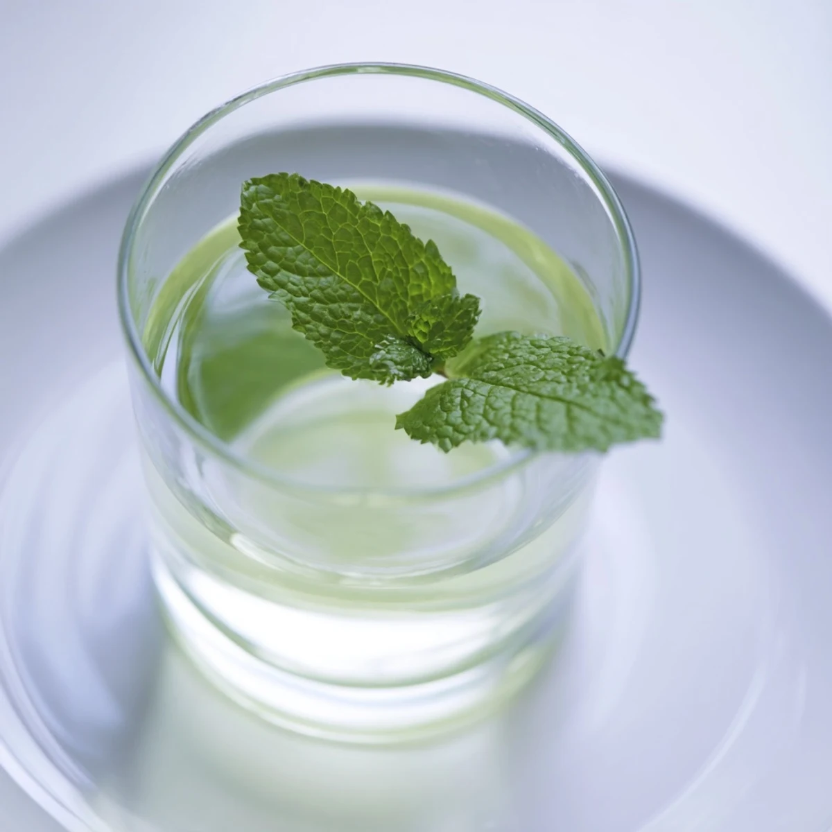 Cool, refreshing Cordial Peppermint, a beautiful, clear liqueur, perfect for after-dinner sipping.