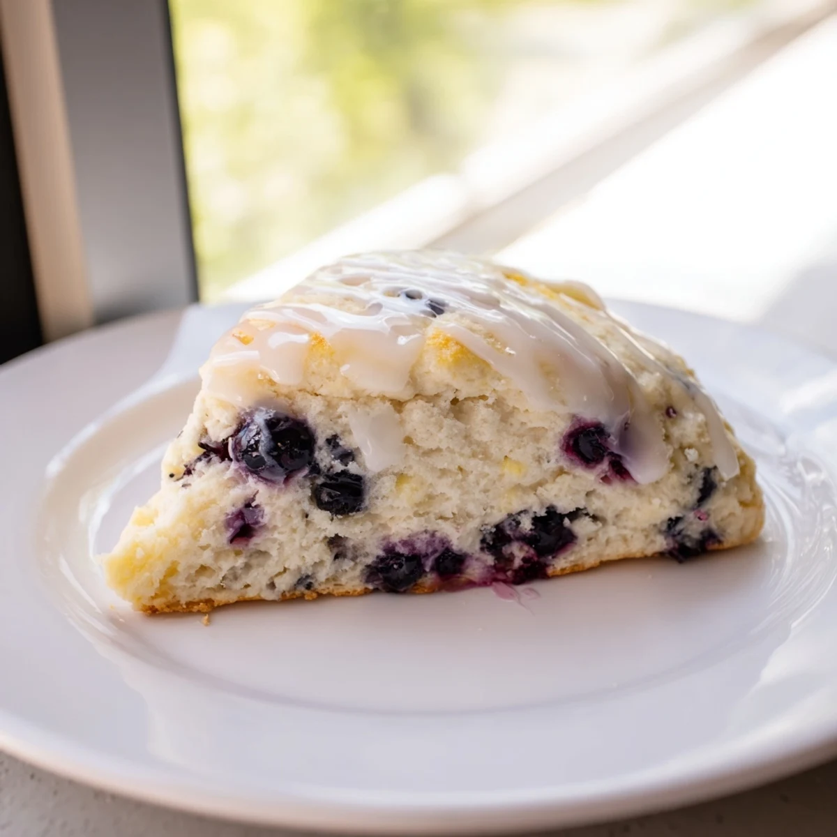Lemon Blueberry Scones Glaze