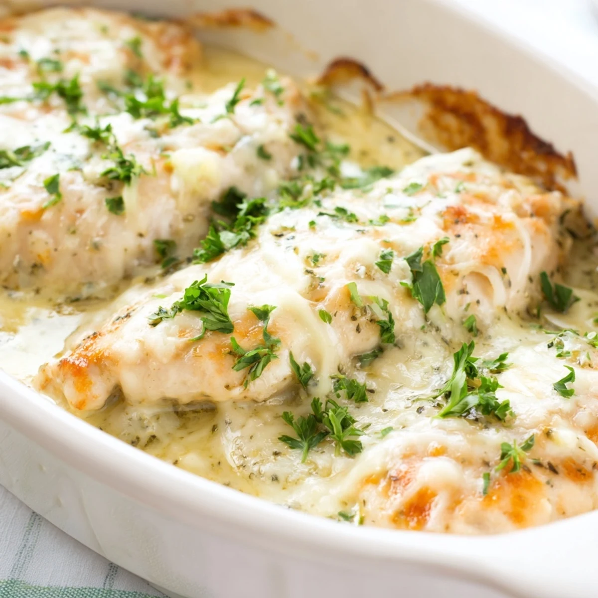 This easy high-protein dinner is served alongside a crisp green salad and roasted vegetables for a complete meal.