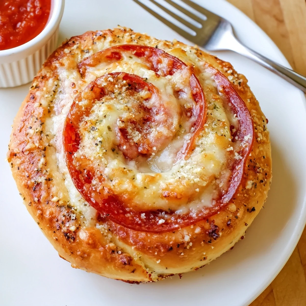 Pepperoni Pizza Roll Breadsticks fresh from oven, gooey mozzarella and golden crust