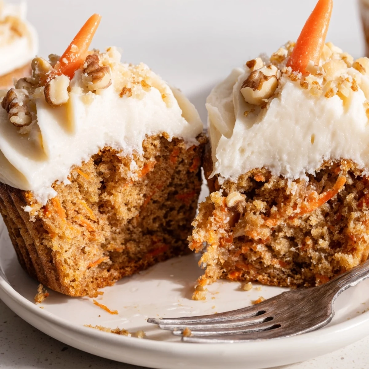 Moist Carrot Cake Cupcakes