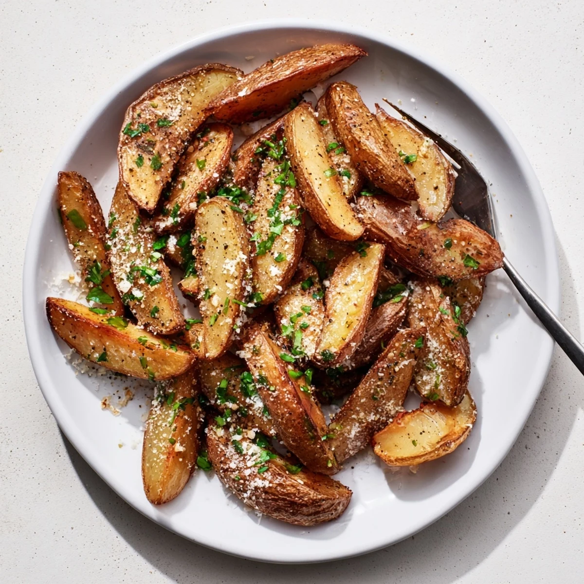Crispy baked fries drizzled with aromatic truffle oil and crowned with Parmesan