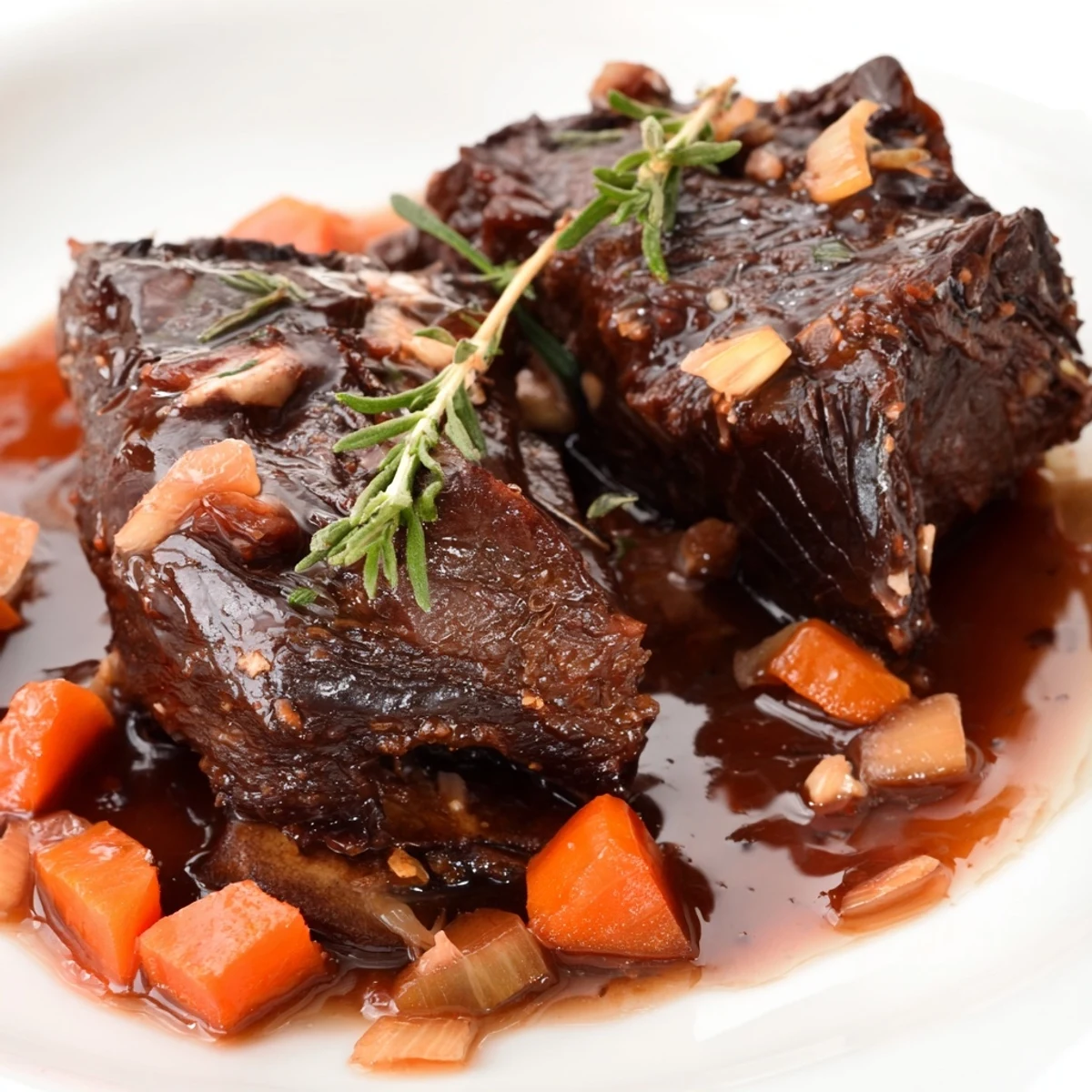 Tender Oven Braised Beef Ribs