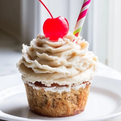 Banana Milkshake Cupcakes