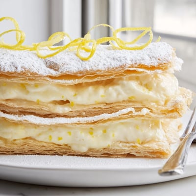 Lemon Ricotta Mille Feuille